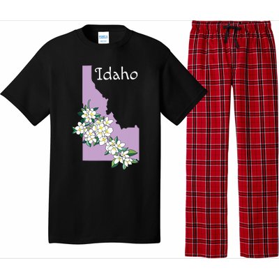 State Of Idaho Syringa Flower Pajama Set