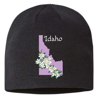 State Of Idaho Syringa Flower Sustainable Beanie