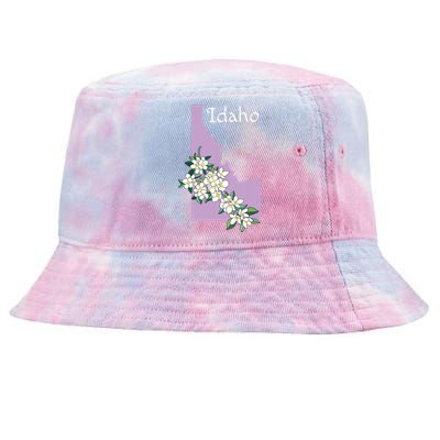 State Of Idaho Syringa Flower Tie-Dyed Bucket Hat