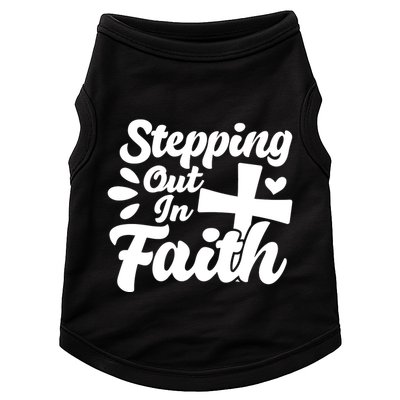 Strpping Out In Faith Doggie Tank