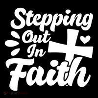 Strpping Out In Faith Flexfit Unipanel Trucker Cap