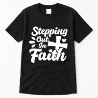 Strpping Out In Faith Tall T-Shirt