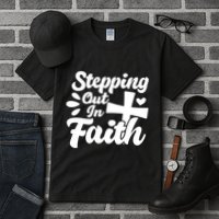 Strpping Out In Faith Tall T-Shirt