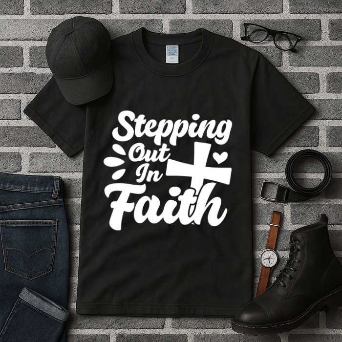 Strpping Out In Faith Tall T-Shirt