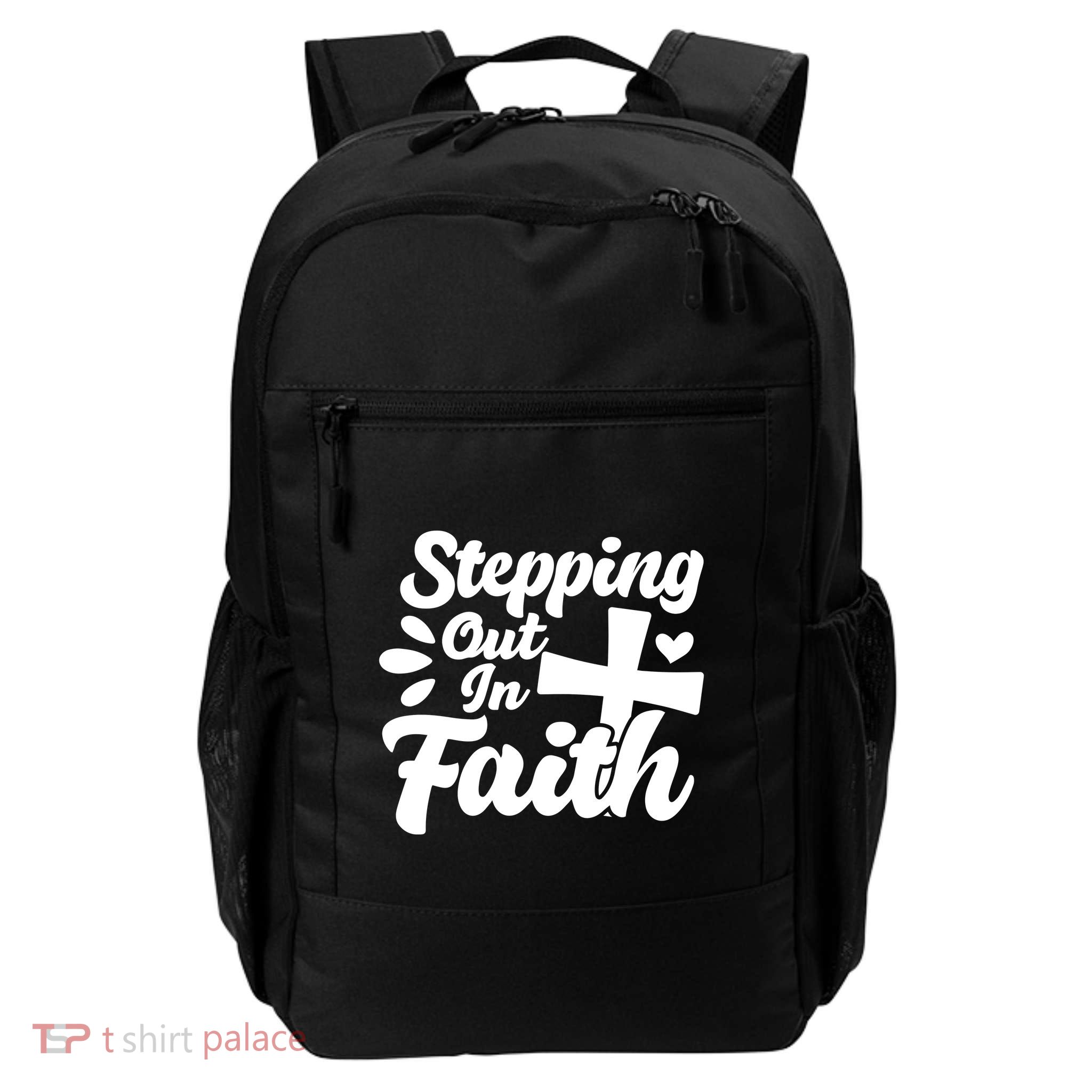 Strpping Out In Faith Backpack