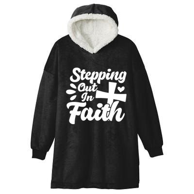Strpping Out In Faith Hooded Wearable Blanket