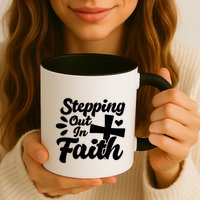 Strpping Out In Faith Mug