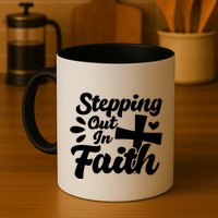 Strpping Out In Faith Mug