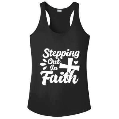 Strpping Out In Faith Ladies PosiCharge Competitor Racerback Tank