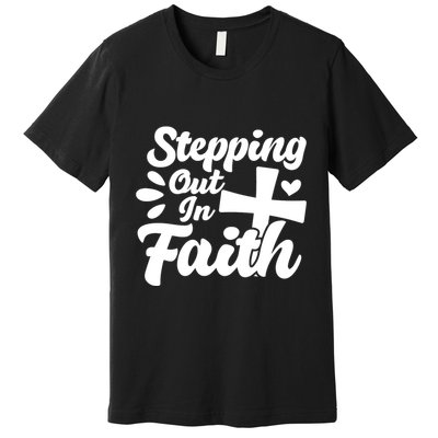 Strpping Out In Faith Premium T-Shirt