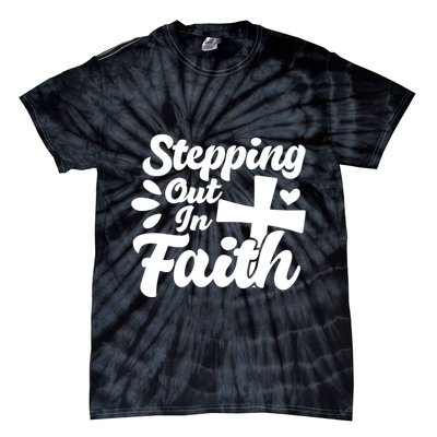 Strpping Out In Faith Tie-Dye T-Shirt