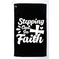 Strpping Out In Faith Golf Towel