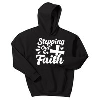 Strpping Out In Faith Kids Hoodie