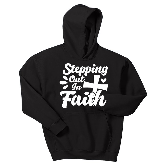 Strpping Out In Faith Kids Hoodie