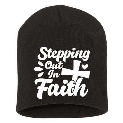 Strpping Out In Faith Short Acrylic Beanie