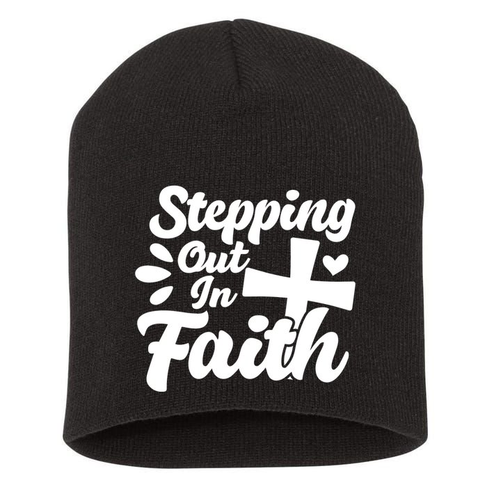 Strpping Out In Faith Short Acrylic Beanie