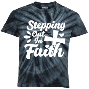 Strpping Out In Faith Kids Tie-Dye T-Shirt