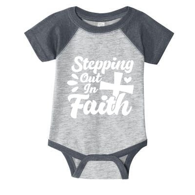 Strpping Out In Faith Infant Baby Jersey Bodysuit