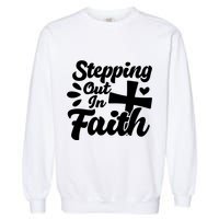 Strpping Out In Faith Garment-Dyed Sweatshirt