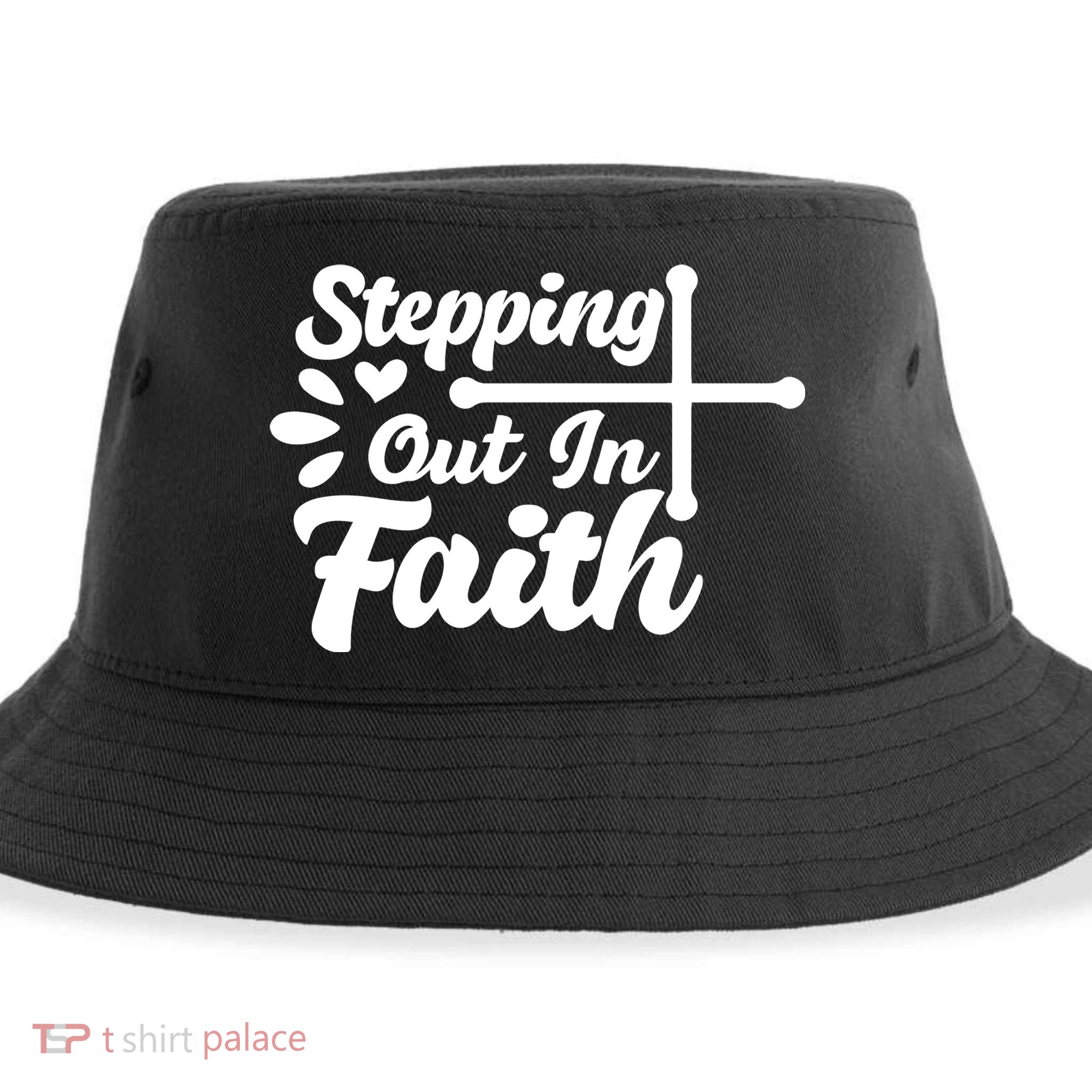 Strpping Out In Faith Sustainable Bucket Hat