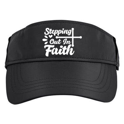Strpping Out In Faith Adult Drive Performance Visor