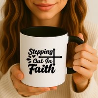 Strpping Out In Faith Mug