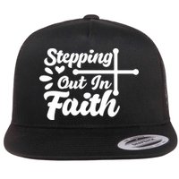 Strpping Out In Faith Flat Bill Trucker Hat
