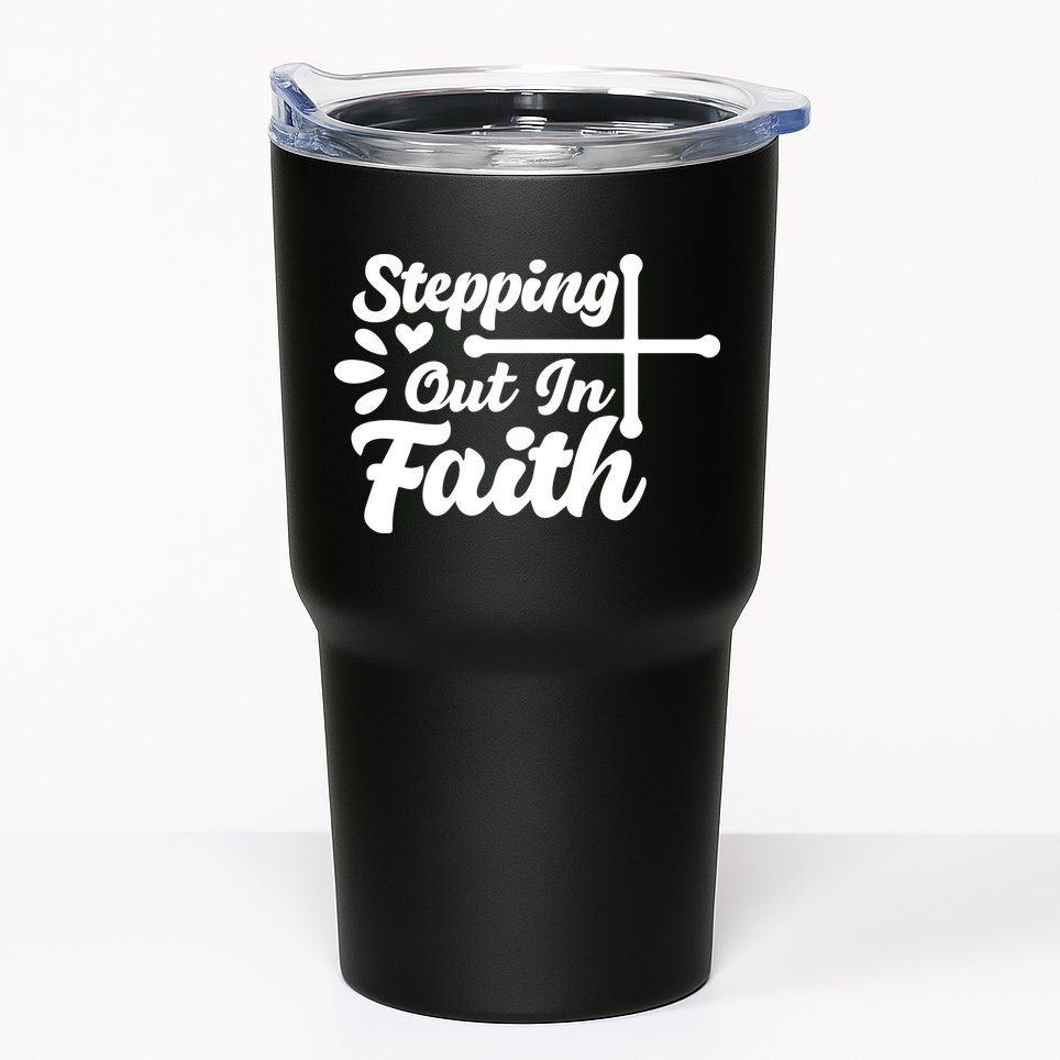 Strpping Out In Faith Tumbler