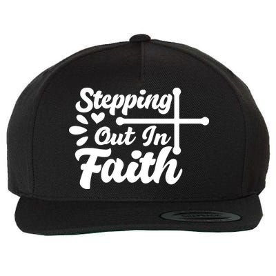 Strpping Out In Faith Wool Snapback Cap