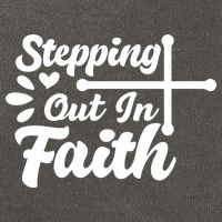 Strpping Out In Faith Cotton Canvas Backpack