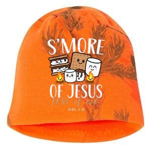 Smore Of Jesus Less Of Me Christian Camper Camping Lover Kati - Camo Knit Beanie