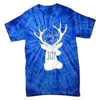 Season Of Joy Reindeer Xmas Pajama Vintage Christmas Gift Tie-Dye T-Shirt