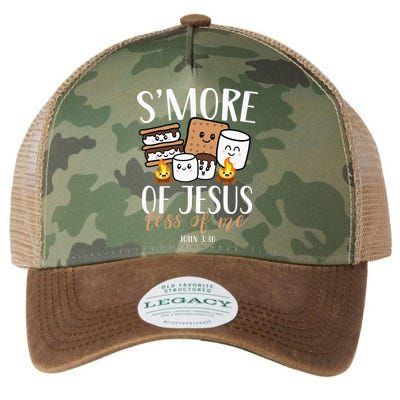 Smore Of Jesus Less Of Me Christian Camper Legacy Tie Dye Trucker Hat