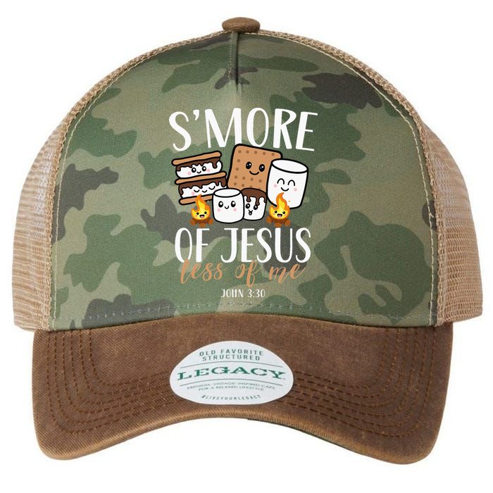 Smore Of Jesus Less Of Me Christian Camper Legacy Tie Dye Trucker Hat