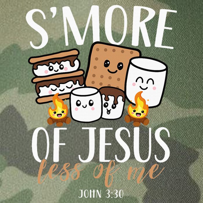 Smore Of Jesus Less Of Me Christian Camper Legacy Tie Dye Trucker Hat