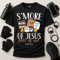 Smore Of Jesus Less Of Me Christian Camper Performance Shirt