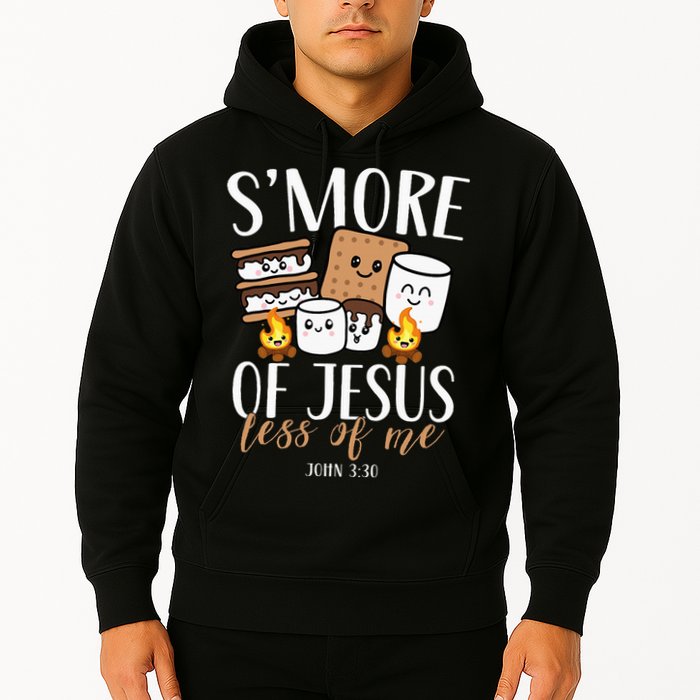 Smore Of Jesus Less Of Me Christian Camper Hoodie