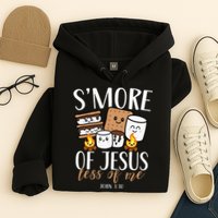 Smore Of Jesus Less Of Me Christian Camper Hoodie