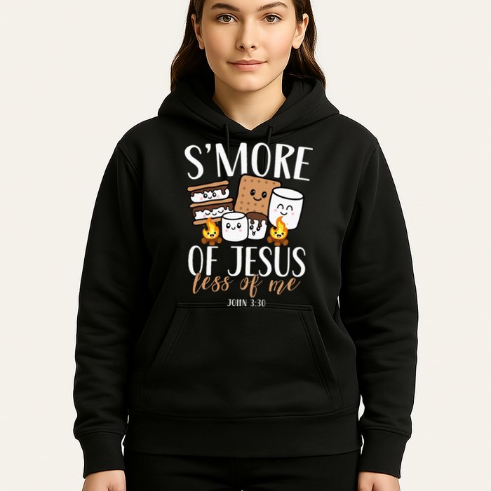 Smore Of Jesus Less Of Me Christian Camper Hoodie