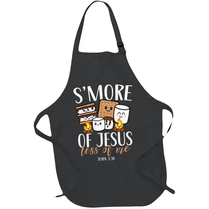 Smore Of Jesus Less Of Me Christian Camper Apron