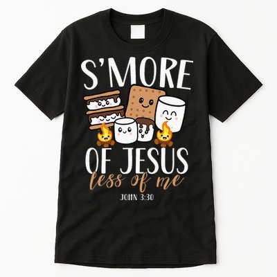 Smore Of Jesus Less Of Me Christian Camper Tall T-Shirt