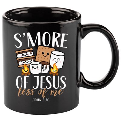 Smore Of Jesus Less Of Me Christian Camper 11oz C Handle Ceramic Mug