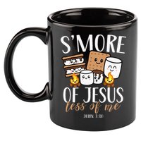 Smore Of Jesus Less Of Me Christian Camper 11oz C Handle Ceramic Mug