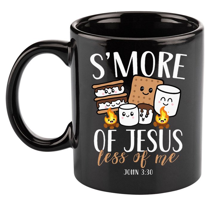 Smore Of Jesus Less Of Me Christian Camper 11oz C Handle Ceramic Mug