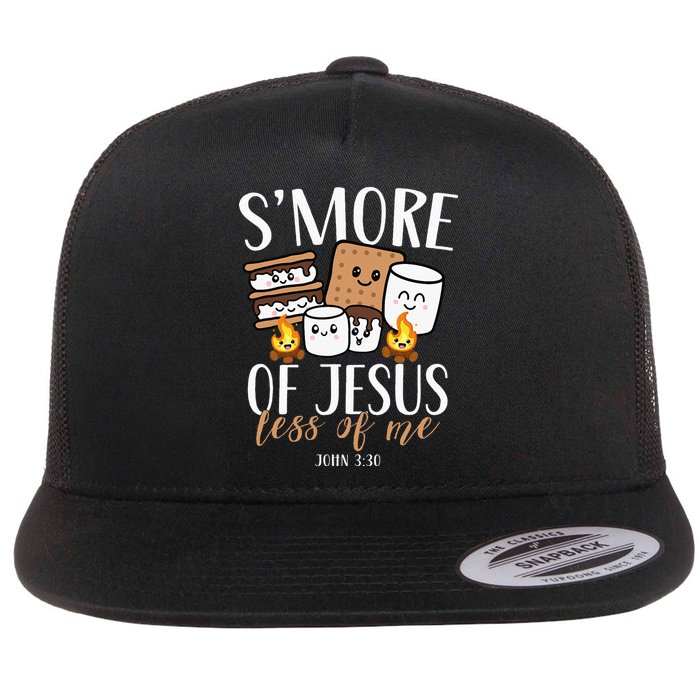 Smore Of Jesus Less Of Me Christian Camper Flatbill Hat