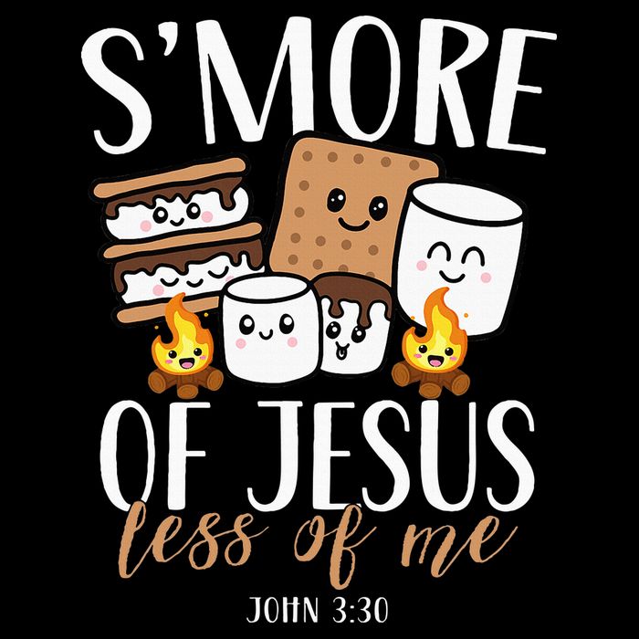 Smore Of Jesus Less Of Me Christian Camper Flatbill Hat