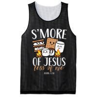 Smore Of Jesus Less Of Me Christian Camper Mesh Reversible Basketball Jersey Tank