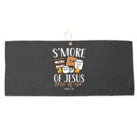 Smore Of Jesus Less Of Me Christian Camper Large Microfiber Waffle Golf Towel