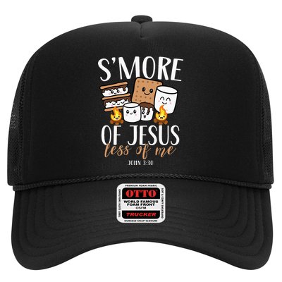 Smore Of Jesus Less Of Me Christian Camper Trucker Hat
