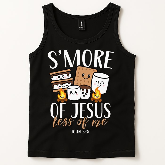 Smore Of Jesus Less Of Me Christian Camper Tank Top